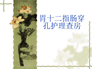 十二指肠溃疡穿孔护理查房.ppt