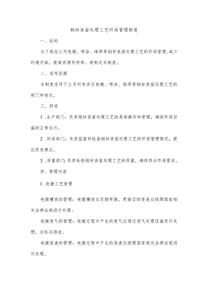 钢材表面处理工艺环保管理制度.docx