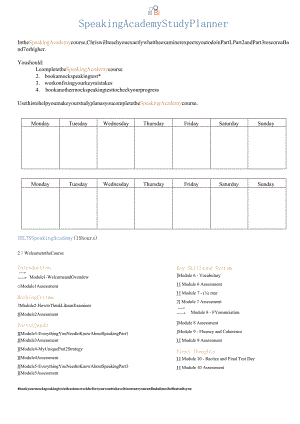 2024剑桥雅思讲义Speaking_Academy_Study_Planner.docx