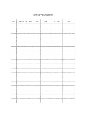 安全防护用品进场验收表.docx