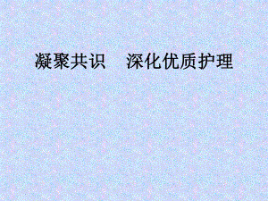 凝聚共识深化优质护理(怀化).ppt