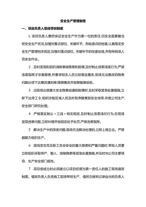 安全生产管理制度.docx