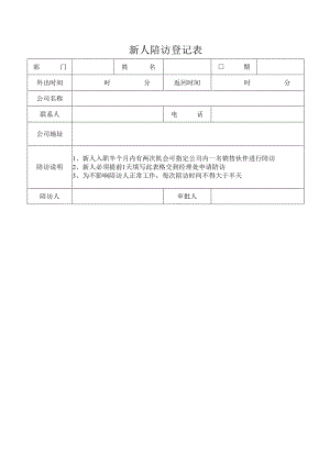 新人陪访登记表.docx