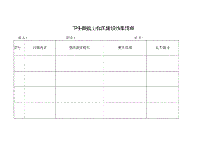 卫生院能力作风建设效果清单表.docx