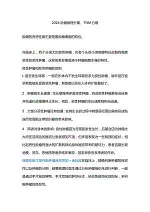 2024肿瘤病理分期、TNM分期.docx