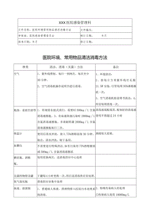 医院常用物品的消毒方法.docx