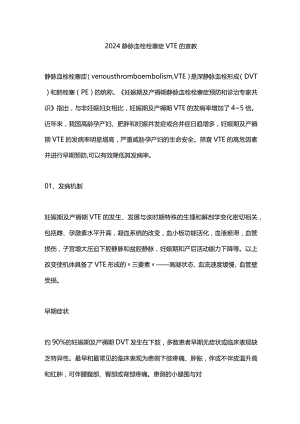 2024静脉血栓栓塞症VTE的宣教.docx