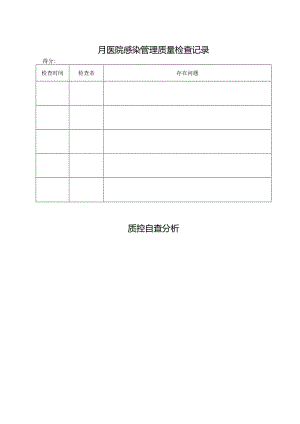 医院感染管理质量检查记录.docx