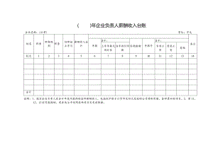 企业负责人薪酬收入台账.docx