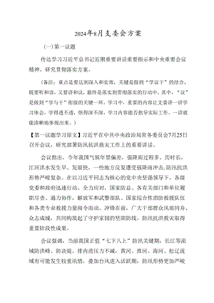 2024年8月支委会方案.docx