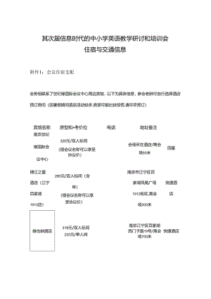 会议住宿安排.docx