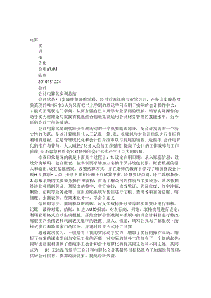 会计电算化实训报告.docx