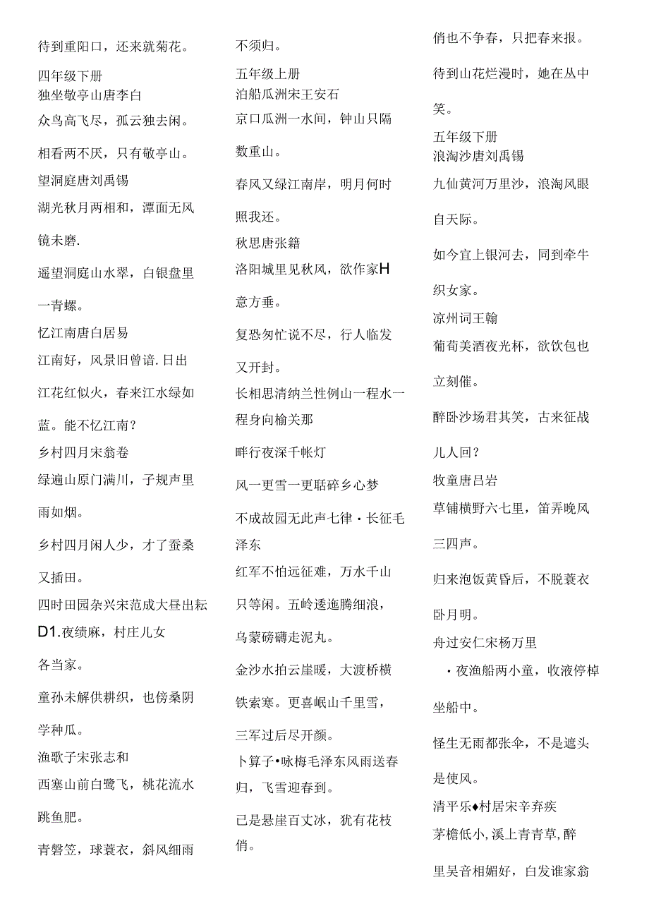 人教版一年级至六年级必背古诗词及名句[1].docx_第3页