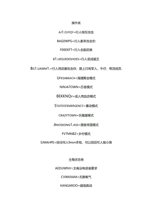 侠盗猎车手圣安地列斯秘籍大全.docx