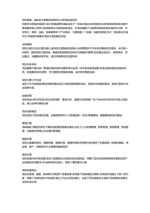 IBM-某大型集团流程优化与系统实施项目.docx