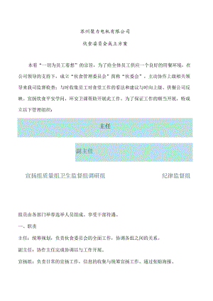 伙食委员会成立方案.docx