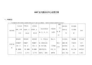 会议中心运营方案.docx