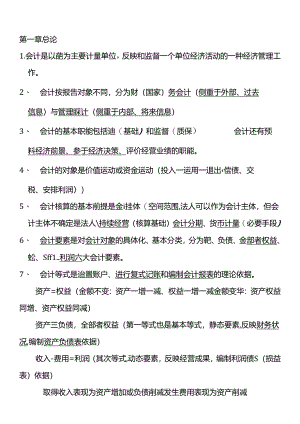 会计基础知识重点题库.docx