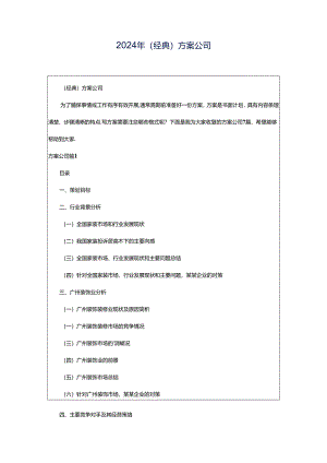 2024年（经典）方案公司.docx