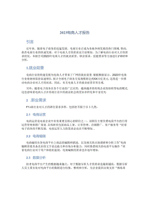 2023电商人才报告.docx