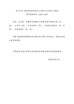 2024检验检测领域综合治理行动方案.docx