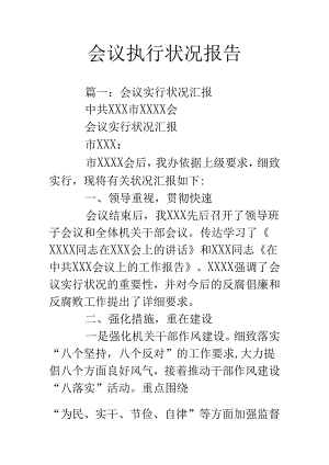 会议执行情况报告.docx