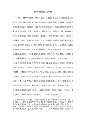 会计电算化实习总结.docx