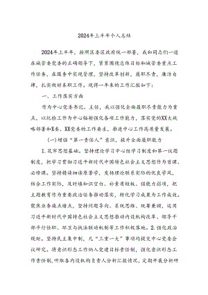 2024年上半年个人总结.docx