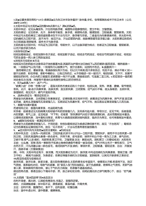 伤寒论考试重点大题.docx