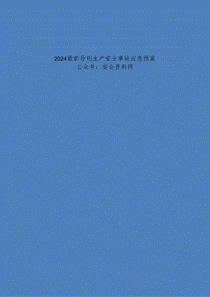 2024最新导则生产安全事故应急预案.docx