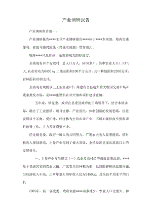 产业调研报告.docx
