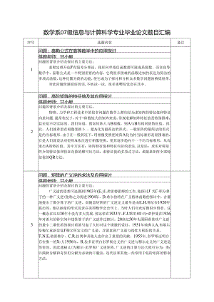 信息与计算科学毕业论文题目.docx
