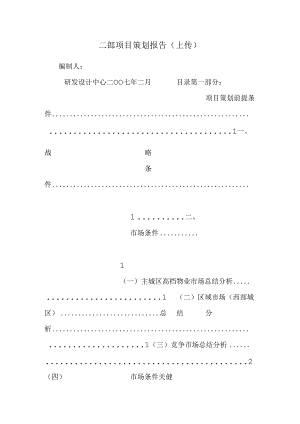 二郎项目策划报告（上传）.docx