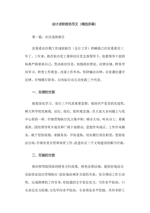 会计述职报告范文.docx