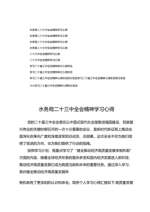 二十三中全会精神学习心得体会.docx