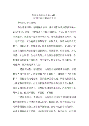 (18篇)任职表态发言合集.docx