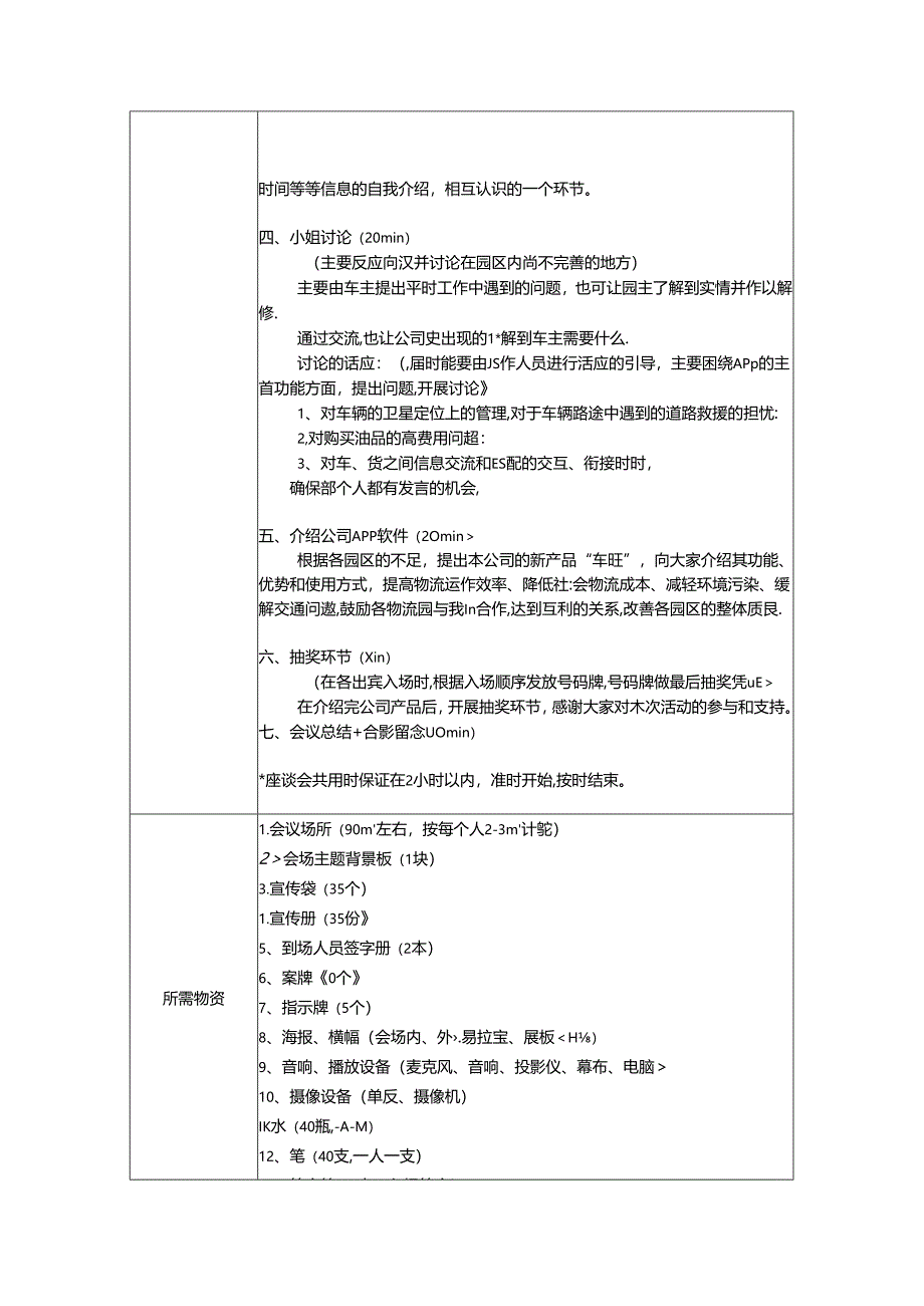 20140724车主物流园小型座谈会、茶话会策略.docx_第2页