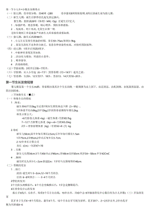 儿科学重点总结(精华版).docx