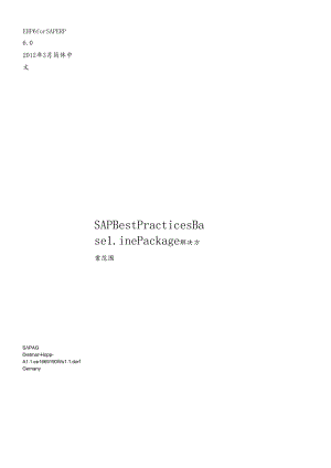 SAPERP解决业务范围(最佳业务实践).docx