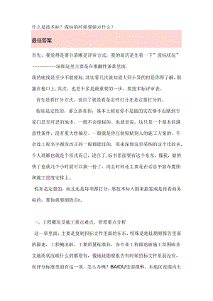 什么是技术标.docx