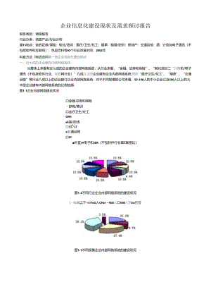 企业信息化建设现状及需求研究报告.docx