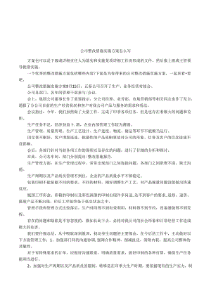 公司整改措施实施方案怎么写.docx