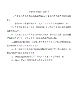 专职物价员岗位职责.docx