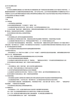 XXXX版会计科目及主要账务处理_打印省纸版.docx