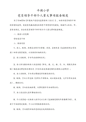 党员个人重大事项报告制度.docx