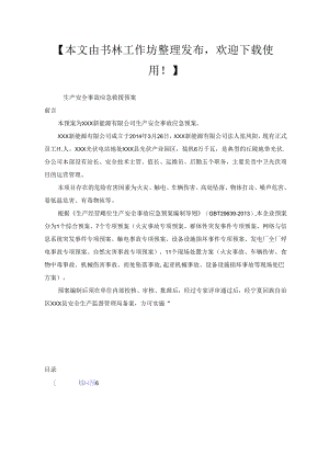 【预案】新能源有限公司应急预案.docx