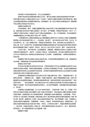 优秀党务工作者先进事迹材料：非公企业党建擎旗人.docx