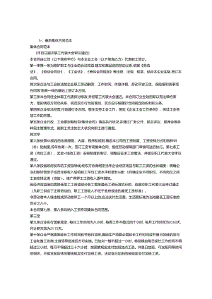 公司集体合同范本.docx