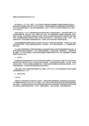 企业信息化规划项目(框架)..docx
