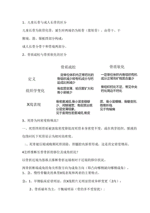 儿童长骨与成人长骨的区别.docx